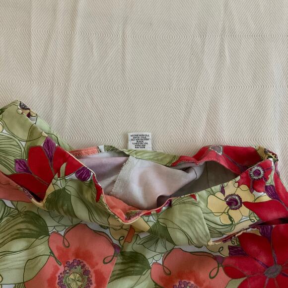 Talbots Floral High Waisted Crop Pants - Picture 6 of 10